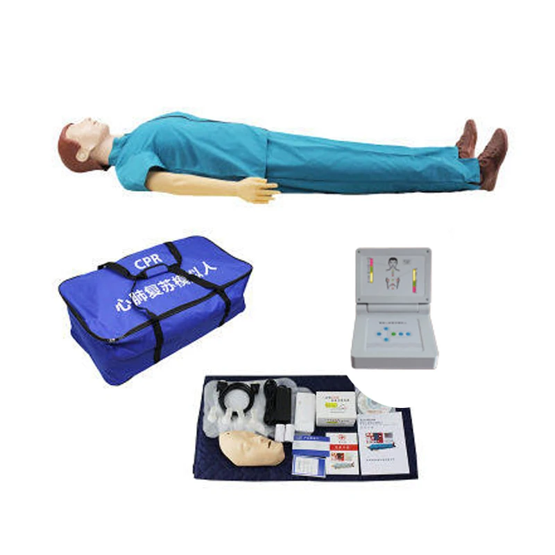 Electronic CPR Training Manikin First Aid Emergency Rescue Dummy Airway