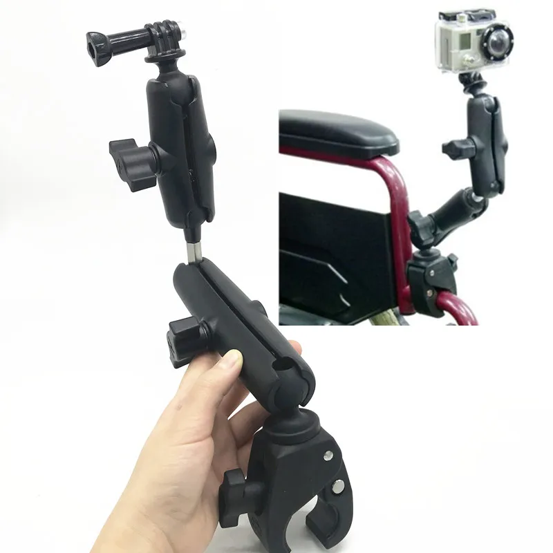 Жесткое крепление на руль и двойная поворотная рукоятка для камеры GoPro HERO