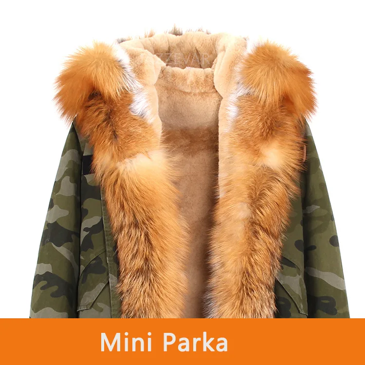 see chart Пальто из натурального меха, зимние куртки, Женская длинная парка, водонепроницаемая, с воротником из меха енота, с капюшоном, шерстяная, теплая, с подкладкой из натурального Лисьего меха - Цвет: see chart
