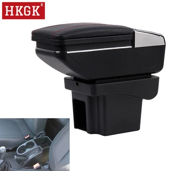 

For Chevrolet Niva Double layer Armrest Box Niva 1 Rotatable central Store content USB Charging cup holder ashtray accessories