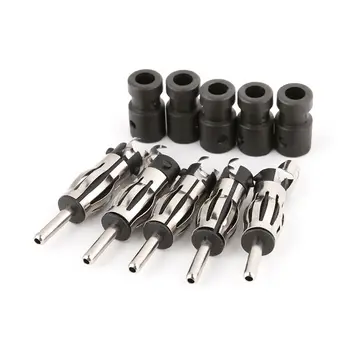 

5pcs Car Radio Male Aerial Antenna Plug Adapter Plastic Handle Connector