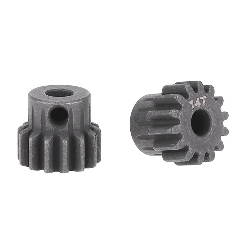 

2Pcs M1 5mm 14T Pinion Motor Gear for 1/8 RC Car Brushed Brushless Motor