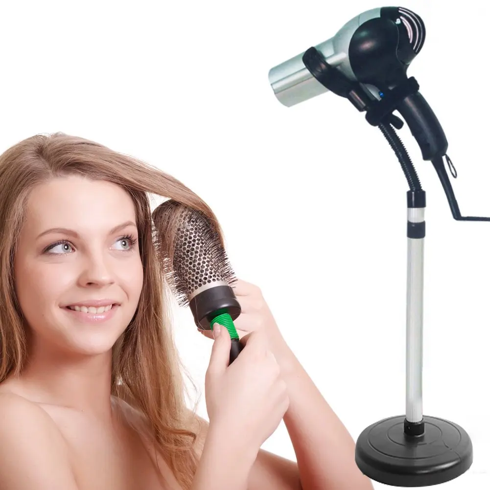 

Hair Dryer Stand 360 Degree Rotating Lazy Hair Dryer Stand Hand Free with Heavy Base Adjustable TB Sale