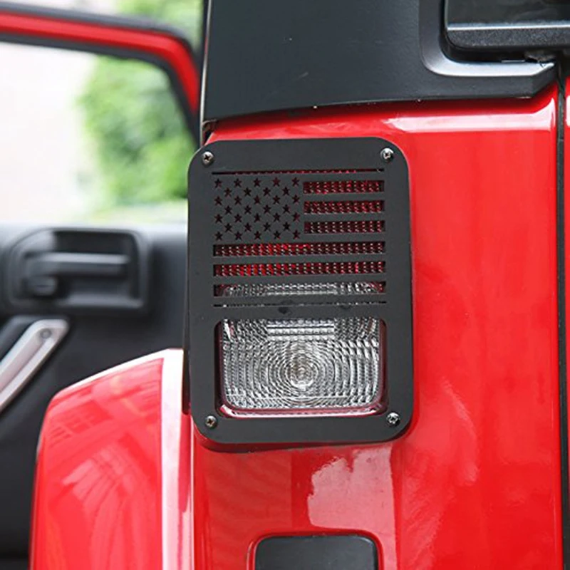 Задний светильник, крышка, задний светильник, защита для 2007- Jeep Wrangler JK& Unlimited Rubicon