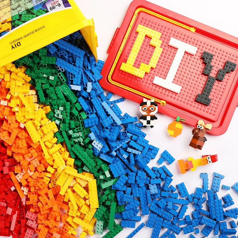 1000 2000 3000pcs DIY Blocks Mini Building Blocks City colorful Creative Bricks Educational Kids Toys Assembling Bricks