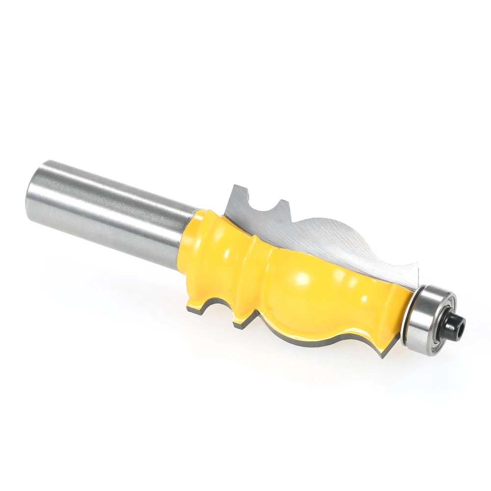 1/2" Shank Architectural Molding Router Bit Anti-kickback Mitered Trimming Milling Cutter Carpenter Woodworking Tool+Storage Box