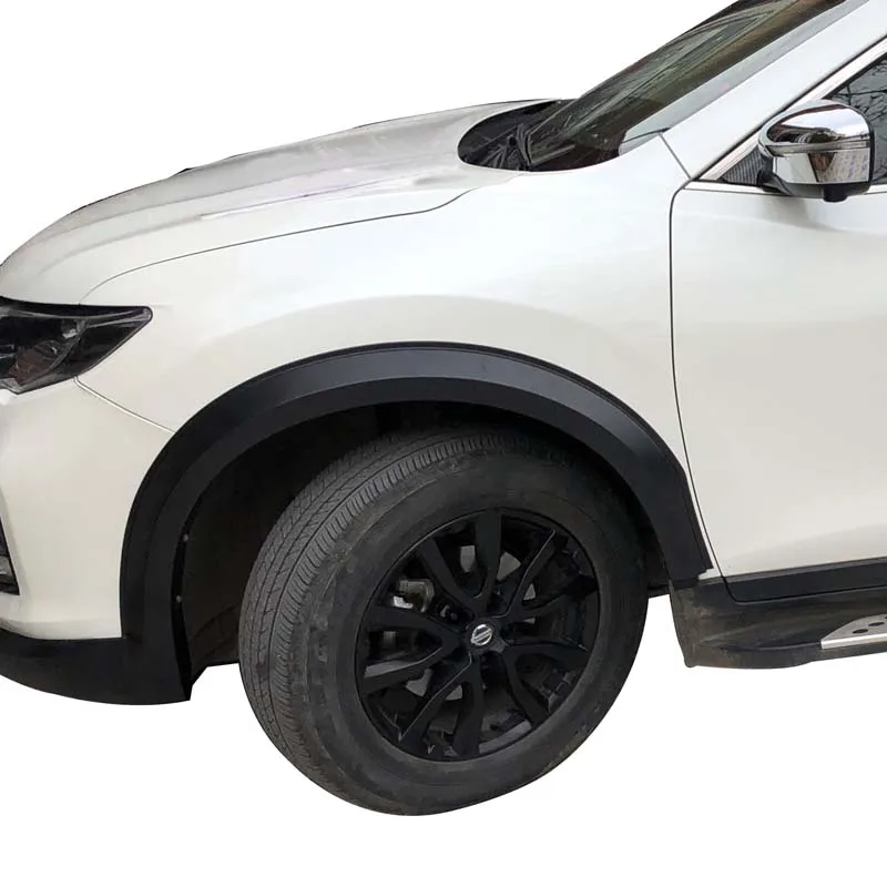Колесная арка арок Брызговики для Nissan X-trail Rogue матовый черный 6 шт./компл. Slim