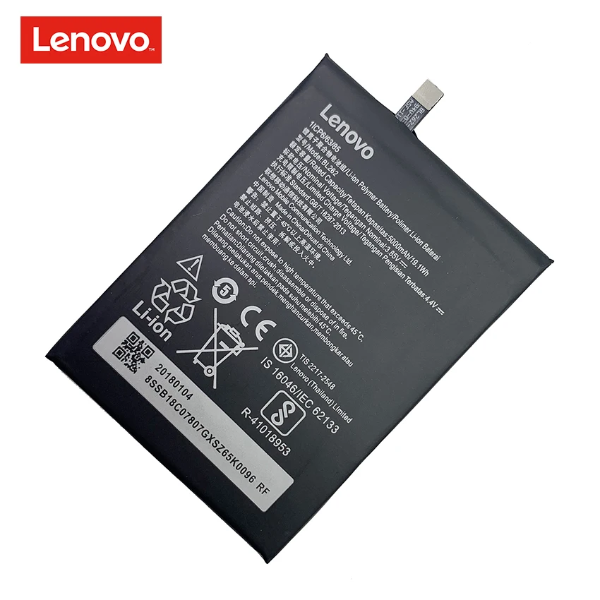 100% Original 5000mAh BL262 Battery For Lenovo Vibe P2 P2C72 P2A42 Mobile Phone Replacement Batteries Bateria mobile charger Phone Batteries