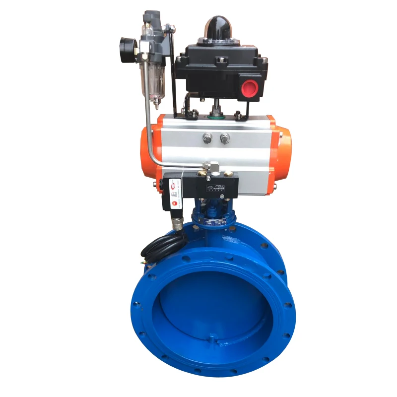 

DN80 Pneumatic Wafer Type Non-toxic Flange Butterfly Valve Stainless Steel Q641X-16Q Switch Type Flow Regulating Valve