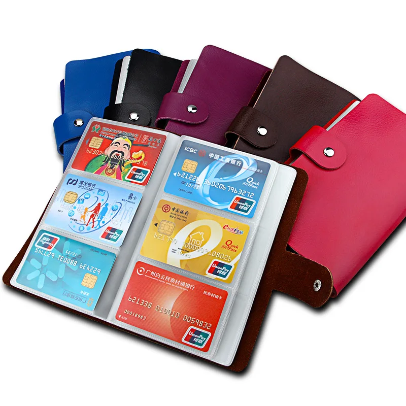 

Gift Customization Card Bit More Wallet Credit Card Genuine Leather Card Bag Multi-functional Card Holder Creative-