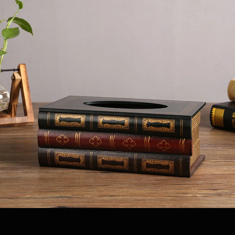 dark green Ретро держатель для салфеток пластиковая коробка для салфеток бумажный контейнер чехол для дома держатель кухонных салфеток чехол бумажный контейнер органайзер для хранения - Цвет: dark green