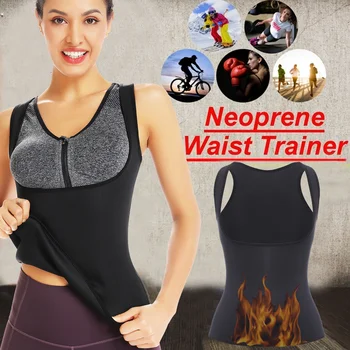 

Neoprene Women Sweat Vest Body Shapers Corset Shirt Thermo Slimming Suit Sauna Effect Weight Loss Shapewear Waist Trainer Belt