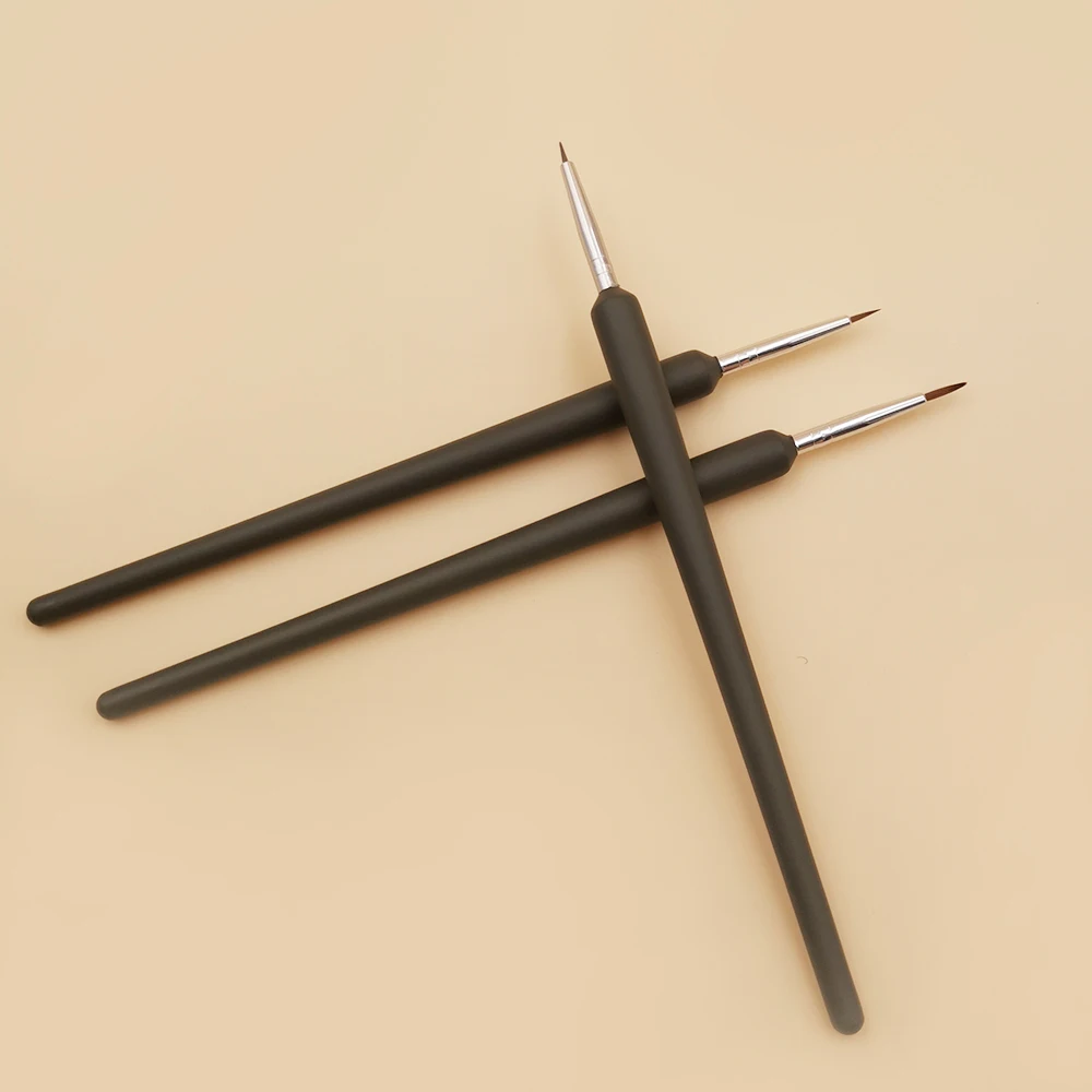 

3pcs/Set Nail Art Painting Brush Gradient Shading Tool Cosmetic Brush 3 Sizes Manicure Gel Polish Drawing Pen B013