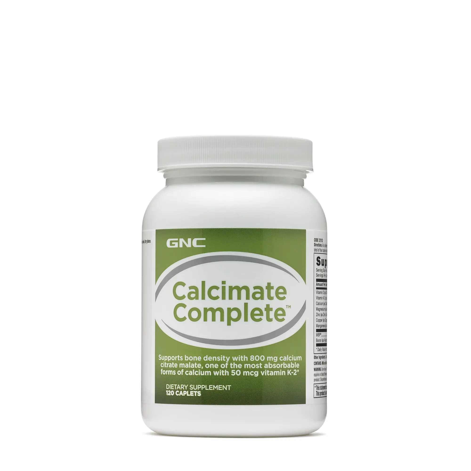 Calcium citrate malate Supplement CALCIMATE COMPLETE 120 Caplets