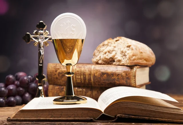 Laeacco Christian Holy Bible Baptism Ceremony Church Party Decor Portrait Photography Background Photo Backdrop For Photo Studio NBK21666