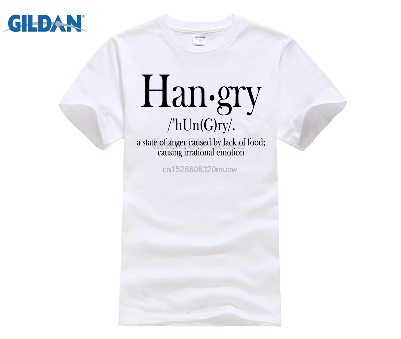 Hangry футболка диета фитнес забавная энциклопедия определение словаря Gymer еда хлопок крутой дизайн 3D футболки