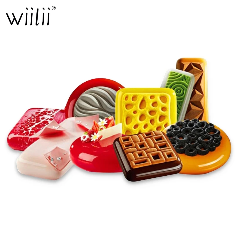 

Cake Decoration Tools 3D Silicone Cake Pan Various Shapes Patterns Mousse Dessert Decor Bakeware DIY Chocolate Mold Baking Tool
