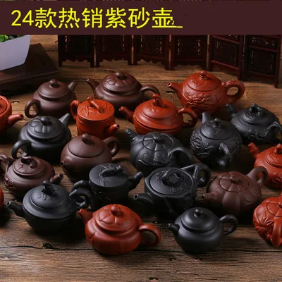 Горячая Распродажа, чайный горшок Yixing Zisha, ручной набор для чая, бытовой керамический чайник, фильтр, камень Shishi, цветочный чайник