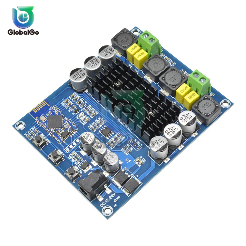 

TPA3116D2 Dual-channel Stereo Digital Audio Power Amplifier Board 2*120W Wireless Bluetooth 4.0 Audio Receiver Amplifier Board