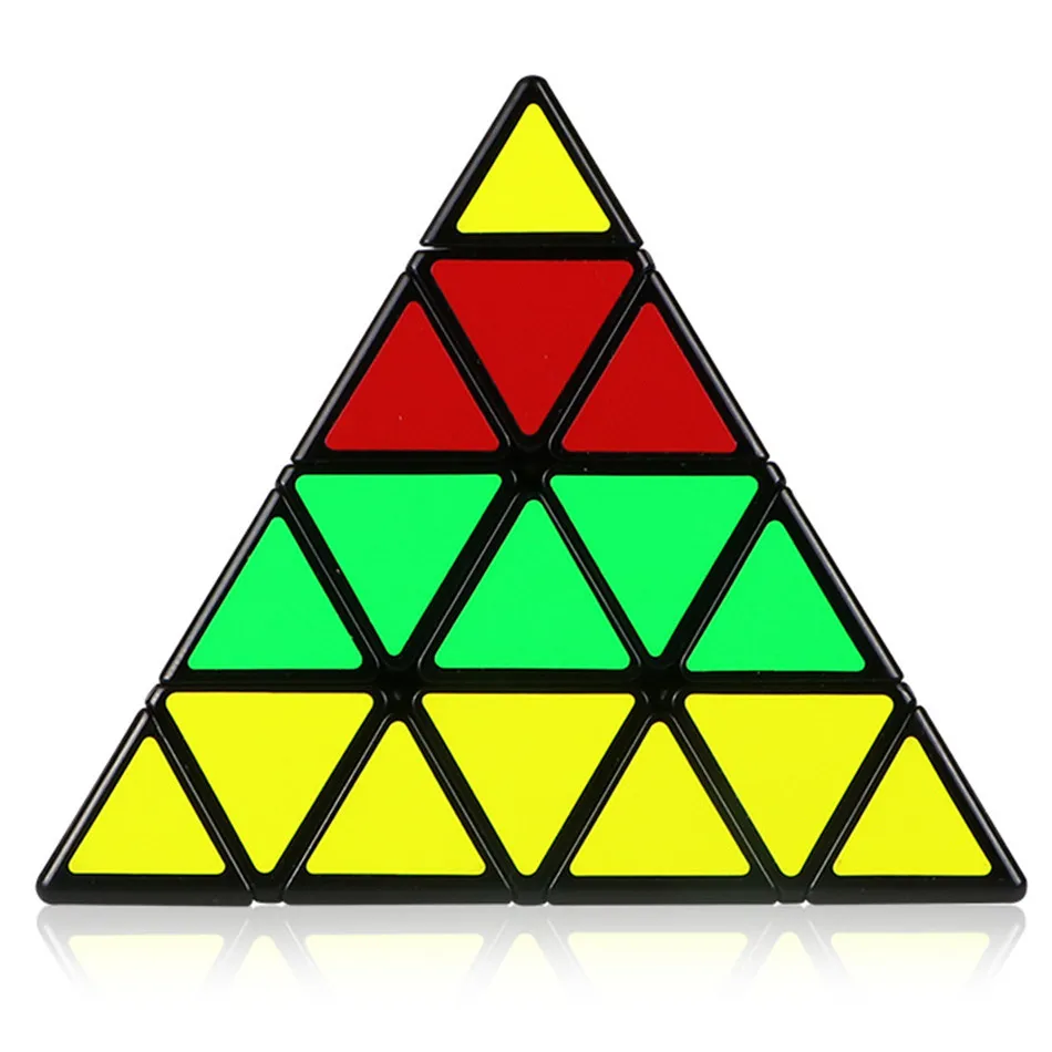 Qiyi 4x4x4 Pyramid Speed Cube QIYI Pyramid 4×4 Puzzle Magic 4×4 Puzzle Pyramid cube Children Education Toys