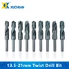 Reduced Shank Nitride Coating Twist Drill Bit HSS Drill Bit 13.5-21mm Hole Cutter For Wood/Metal Drilling Bit Gun Drill Bits ► Photo 1/5