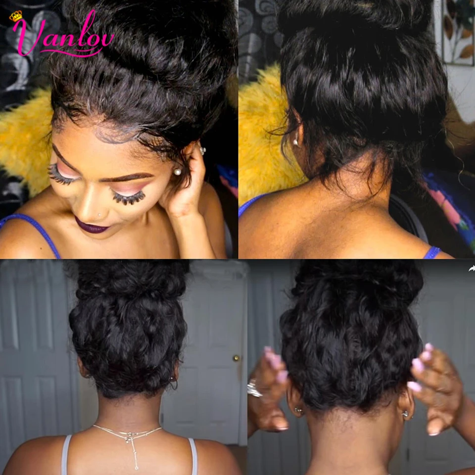 360 Lace Frontal Wig Brazilian Water Wave Lace Frontal Human Hair Wigs For Women Pre Plucked Natural Hairline Remy 150% Density (2)