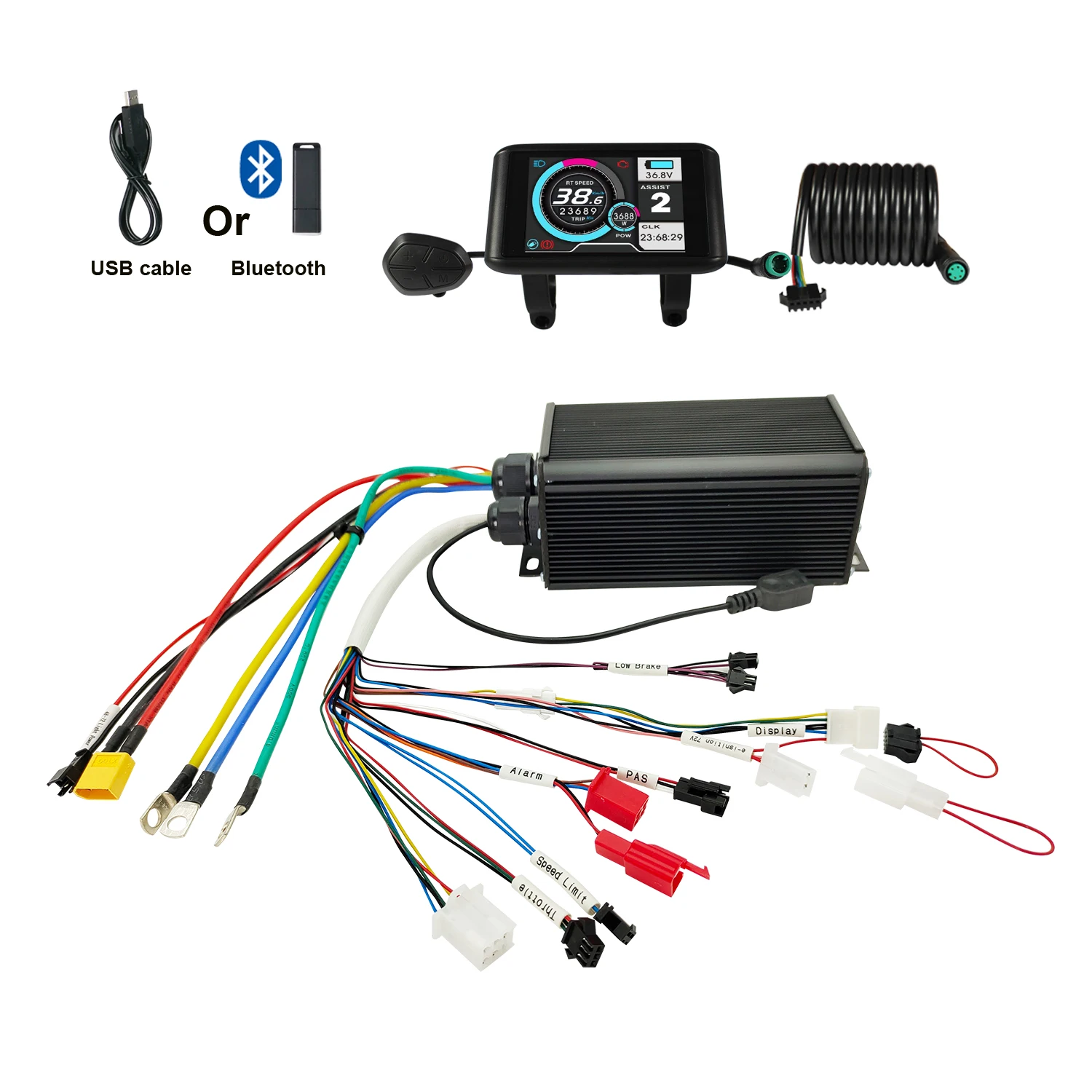 Sabvoton Controller 45A E bike36V 48V 60V 72V 1500 2200W 45A Programm Sabvoton Controller 45A E bike36V 48V 60V 72V 1500 2200W 45A Programm