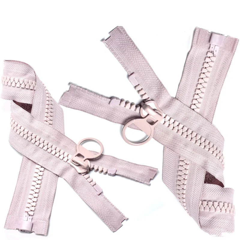 Meetee 1 шт. 70-120 см 15# Смола двойная открытая Одиночная открытая молния открытая Автоматическая застежка-молния для пуховика DIY багажные аксессуары ZA064