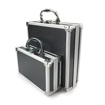 

Tool Box Aluminium Alloy Toolbox Storage Case Portable Tool Case Travel Luggage Organizer Case Safety Box