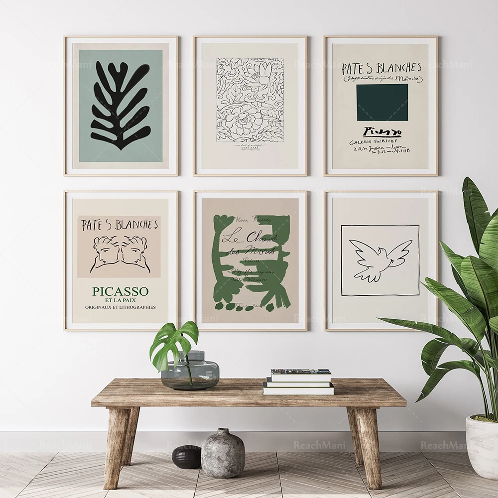 

Настенные художественные принты галереи, зеленая стена | Плакаты Пикассо, средневековое искусство, Современные Декоративные плакаты на холсте