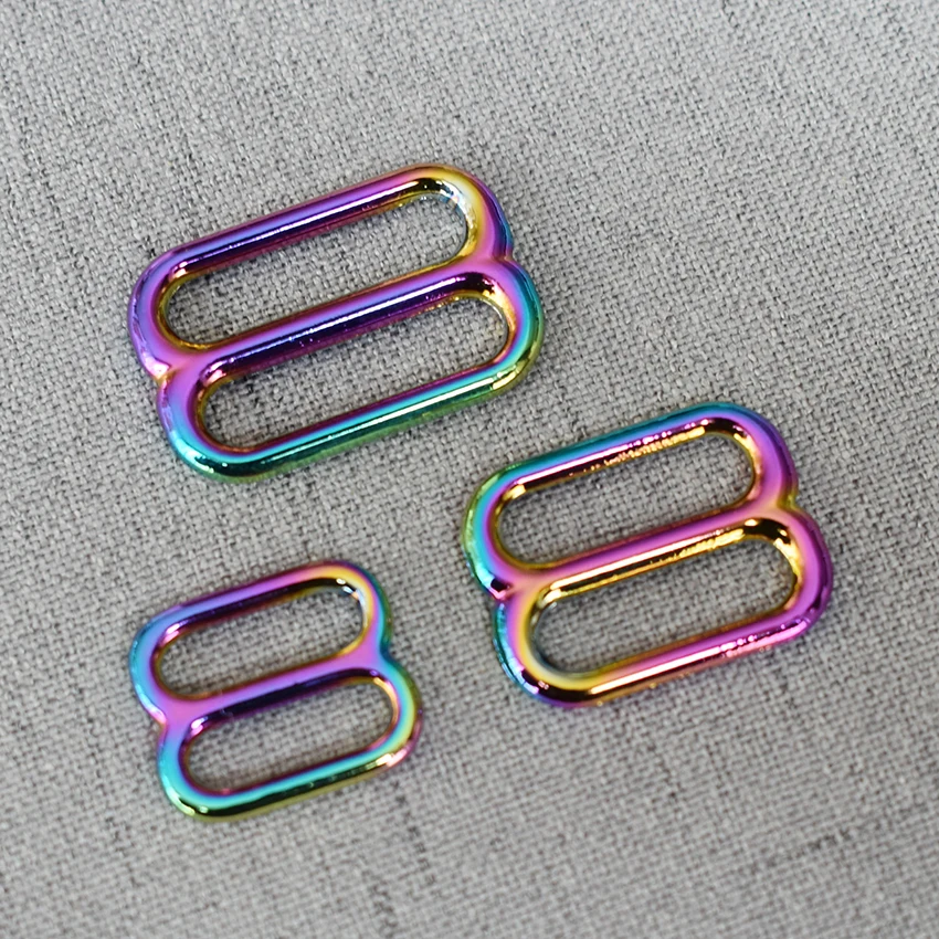 

10 шт. 15 мм 20 мм 25 мм Металлические лямки регулятор слайдер DIY сумка собачий ошейник пряжка ремня аксессуары для шитья одежды скользящая фурнитура