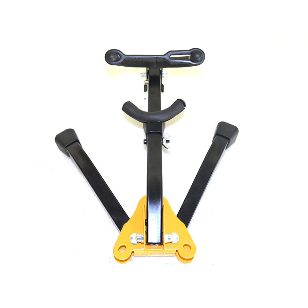 

Stainless Steel Saxophone Stand Folding Home Stable Musical Instrument Accessories Lightweight Adjustable Black Tripod Holder