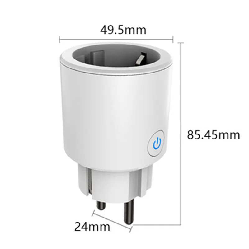 Smart Plug EU WiFi Socket 13A Remote Control WiFi Switch Socket Outlet Works With Amazon Alexa Google Home Mini Voice Control