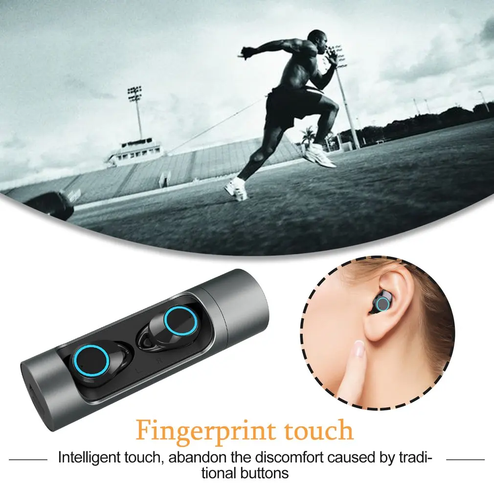 X8 Touch Control TWS Bluetooth 5.0 Earphone Sports Headset with Mic Mini Wireless Earphones Headphones IPX7 Waterproof Earbuds