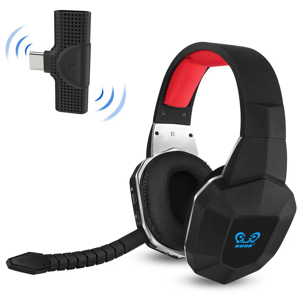 HW N9U 2.4G Wireless Gaming Headset Virtual 7.1 Surround Sound Headset