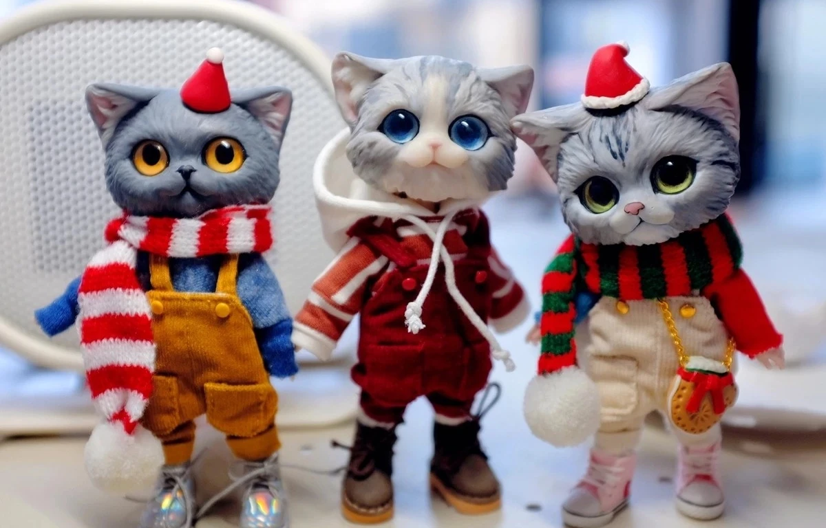 OB 11 куклы с лицом кошки 1/8 головами животных на заказ | Игрушки и хобби