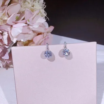 

YTF205 925silver Wedding Eardrop For Women Simulated Jewelry Engagement Eardrop Accessories