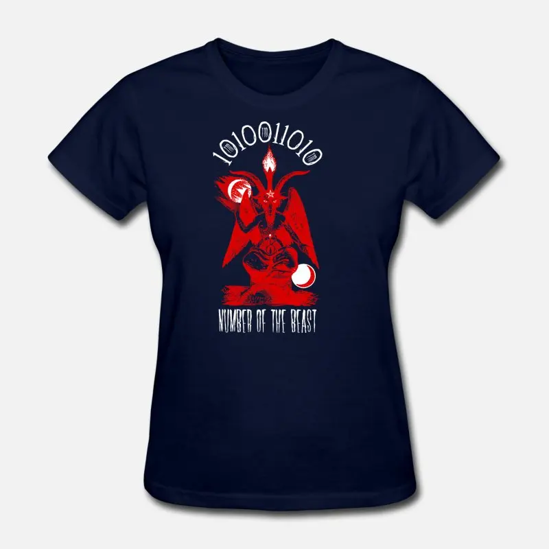 Women-Navy Blue Дизайнерская 1010011010 футболка Beast Man хлопок, черная повседневная мужская футболка с коротким рукавом в стиле хип-хоп - Цвет: Women-Navy Blue