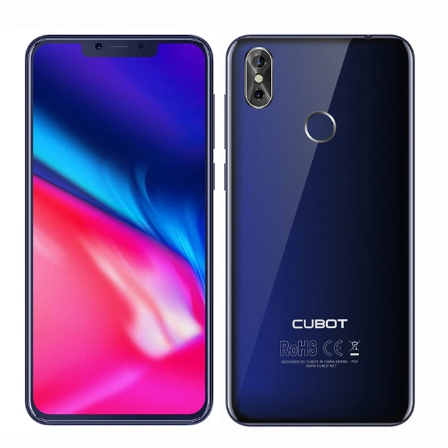 Cubot p20 Телефон задняя вспомогательная камера для Cubot P20 Android 8,0 19:9 экран с зазубриной 6,18 ''MT6750T восьмиядерный смартфон