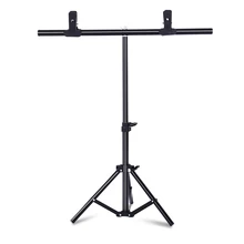 Cadre de Support d'arrière-plan métallique en forme de T, plusieurs tailles pour photographie, Studio Photo, vidéo, écran vert Cromakey