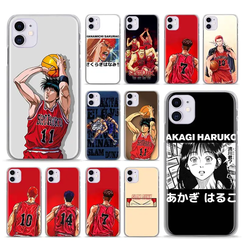 Slam Dunk чехол для телефона с аниме мангой iPhone 11 12 Pro Max SE 2020 X XS XR 7 7Plus 8 8Plus 6 6S Plus Жесткий