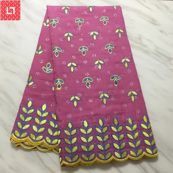 

Pink Swiss Voile Lace In Switzerland High Quality Embroidery African Lace Fabric Fashion French Cotton Lace Tulle Fabric
