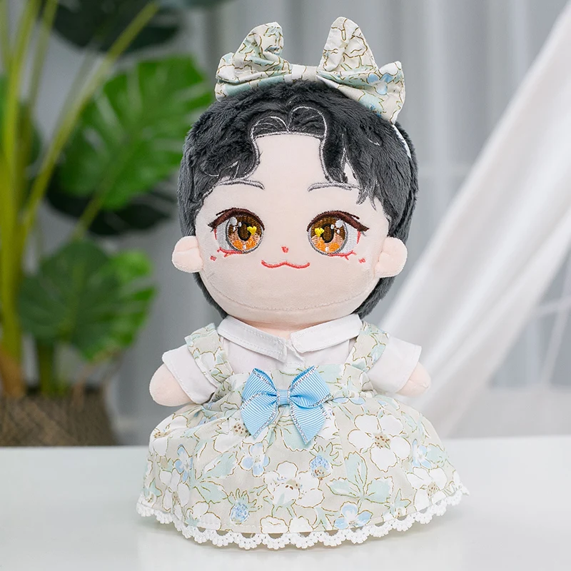 Doll Clothes for 20cm Idol Dolls Baby Doll Lovely Outfit Skirt Stuffed Toy for Korea Star Kpop EXO Dolls Accessories 7