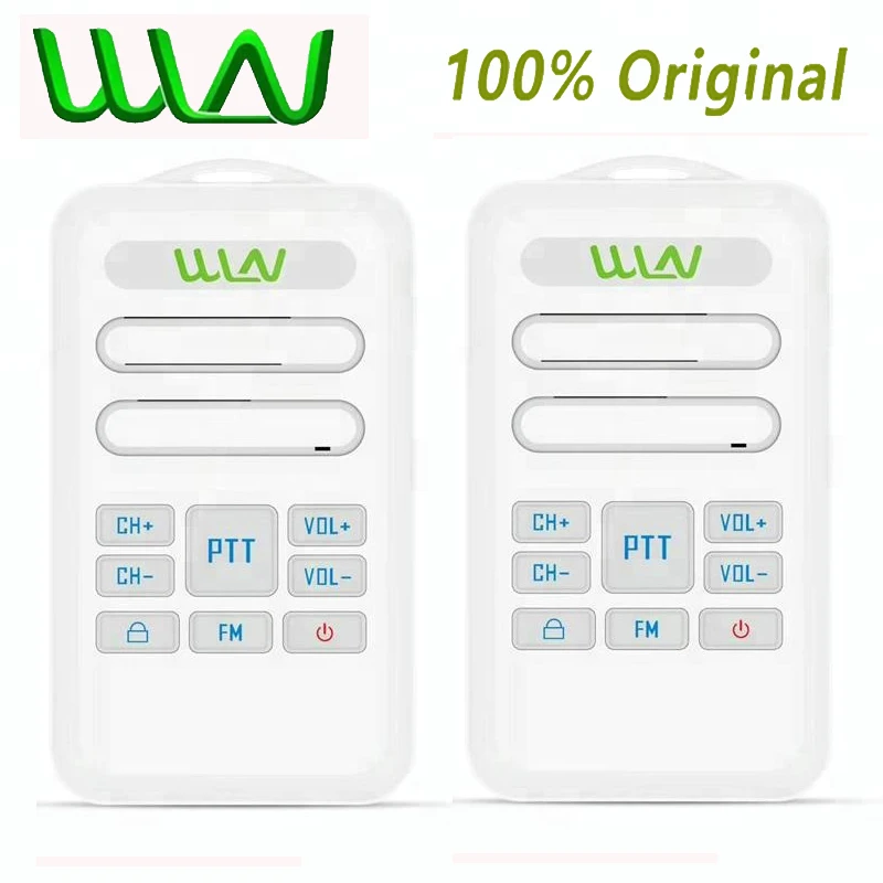 2 шт Мини WLN KD-C80 Walkie Talkie 2 Вт 16CH 400470MHz UHF Портативное двухстороннее радио для Baofeng Uv-8 Radio Comunicador Walkie-talkie - Цвет: 2 Whitewalkie talkie