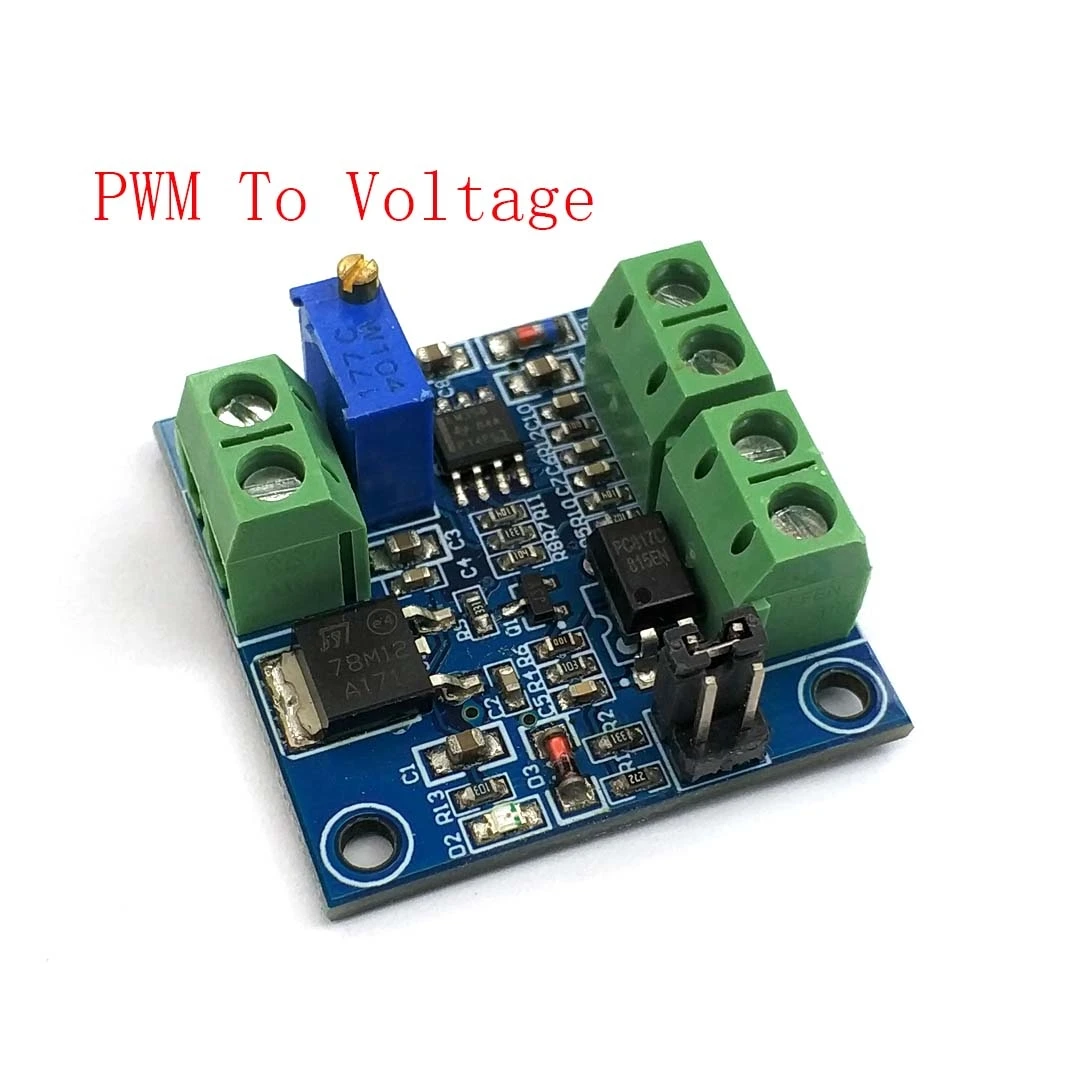 PWM В модуль преобразователя Напряжения 0% 100% до 0 10V для PLC MCU цифрового сигнала в