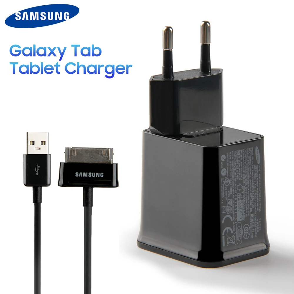 شاحن السفر اللوحي الأصلي لجهاز Samsung Galaxy Tab P6200 GALAXY Tab 7.0 Plus  Note 10.1 N8010 Tab 2 P5100 P3100|شواحن الهواتف المحمولة| - AliExpress