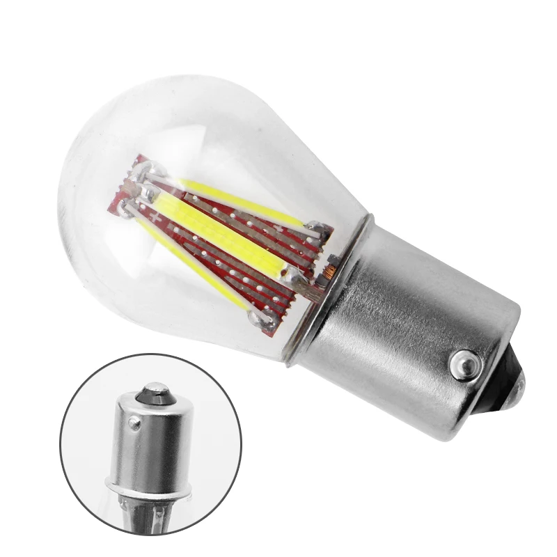 2 шт. P21W BAU15S светодиодный автомобильная лампа 1156 ba15s 7506 P21/5 Вт PY21W S25 цвет красный, желтый тормозной обратный поворот сигнальные огни стайлинга автомобилей