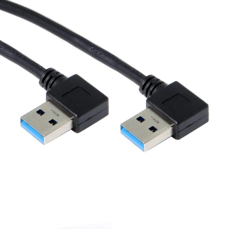 AABB-USB 3,0 type-A 90 градусов под прямым углом Кабель для передачи данных для компьютера с жестким диском