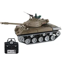 1:16 Американский Уолкер бульдог A41A3 светильник Танк 2,4 г модель дистанционного управления Военный танк со звуковым дымовым эффектом