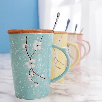 

Hot-selling Ceramic Cup hand-painted Colored Cup logo creative Gift Coffee Cup coffee mugs mugs